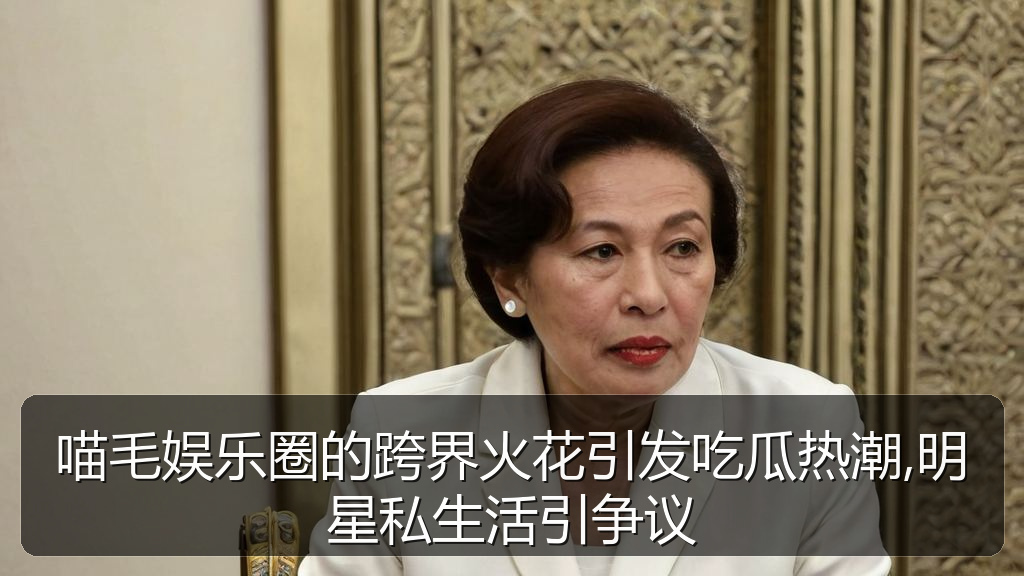 51吃瓜官网全网最新 - 喵毛娱乐圈的跨界火花引发吃瓜热潮,明星私生活引争议